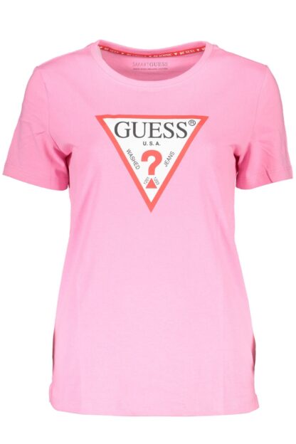 Guess Jeans - Pink Cotton Women T-Shirt