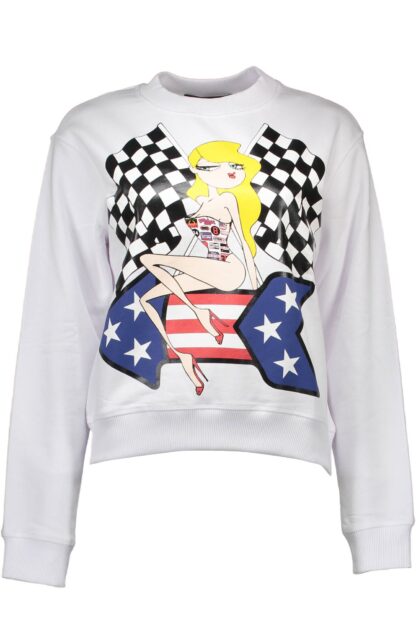 Love Moschino - White Cotton Women Sweater