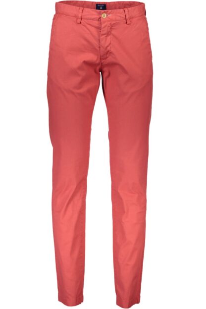 Gant - Red Cotton Men Pant