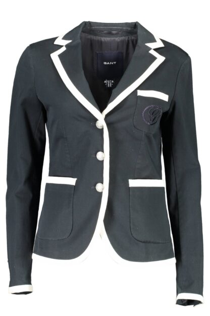 Gant - Blue Cotton Women Jacket