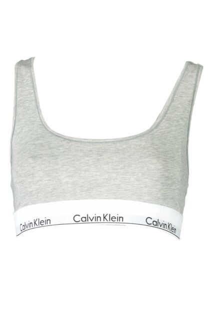 Calvin Klein - Gray Cotton Women Sports Bra