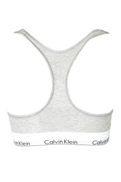 Calvin Klein - Gray Cotton Women Sports Bra