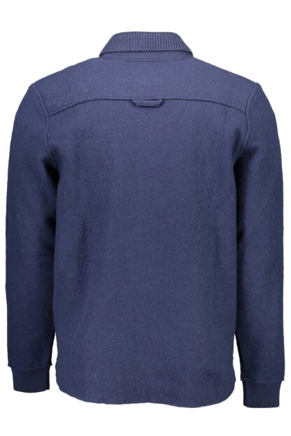 Gant - Blue Wool Men Cardigan