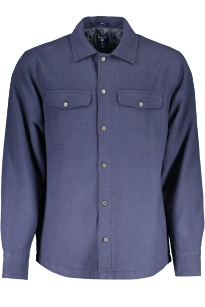 Gant - Blue Cotton Men Shirt