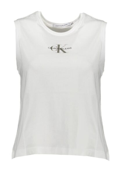 Calvin Klein - White Cotton Women Tank Top