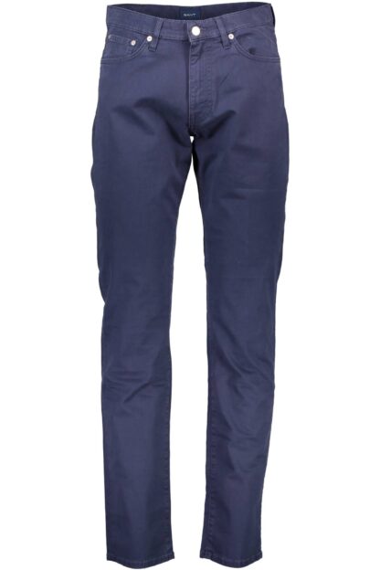 Gant - Blue Cotton Men Pant