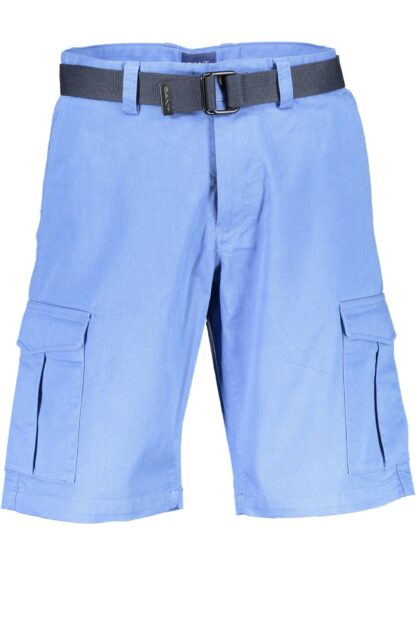 Gant - Light Blue Cotton Men Bermuda Pant