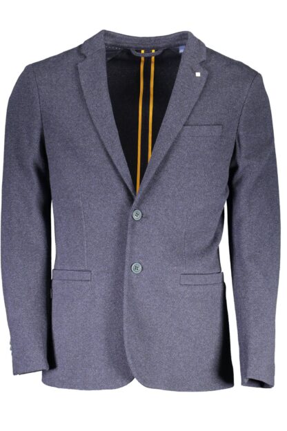 Gant - Blue Cotton Men Jacket