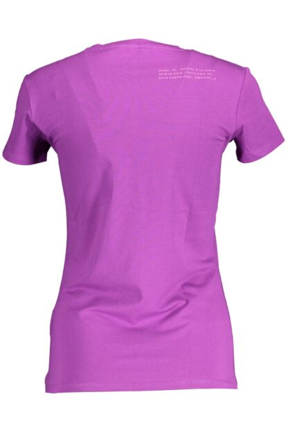 Guess Jeans - Purple Cotton Women T-Shirt