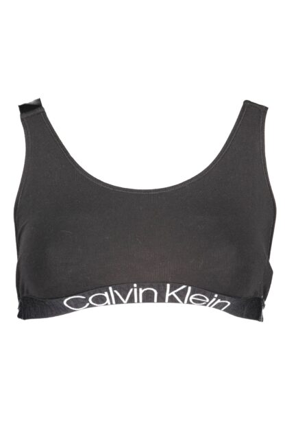 Calvin Klein - Black Cotton Women Sports Bra