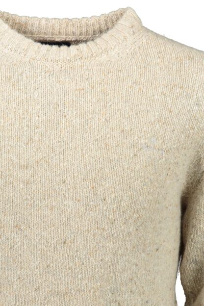 Gant - Beige Wool Men Sweater