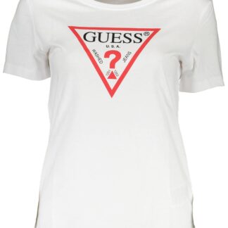 Guess Jeans - White Cotton Women TShirt