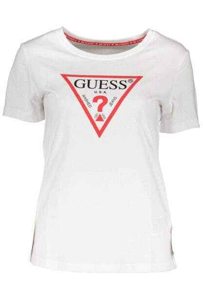 Guess Jeans - White Cotton Women T-Shirt