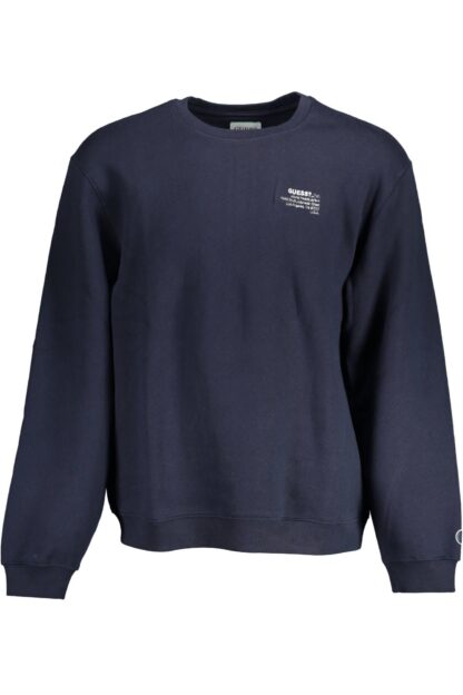 Guess Jeans - Blue Cotton Men Sweater