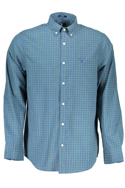 Gant - Blue Cotton Men Shirt