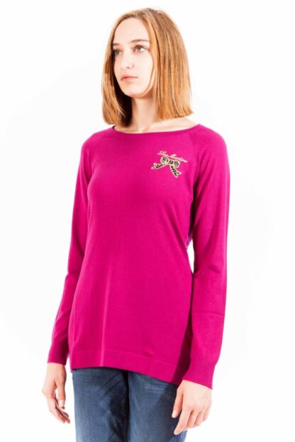 Love Moschino - Purple Nylon Women Sweater