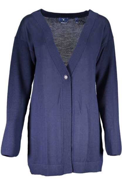 Gant - Blue Wool Women Cardigan