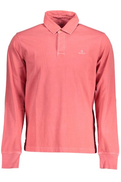 Gant - Red Cotton Men Polo Shirt