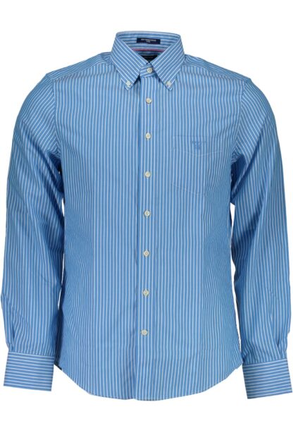 Gant - Light Blue Cotton Men Shirt