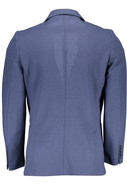 Gant - Blue Cotton Men Jacket