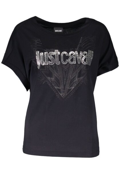 Just Cavalli - Black Polyester Women T-Shirt