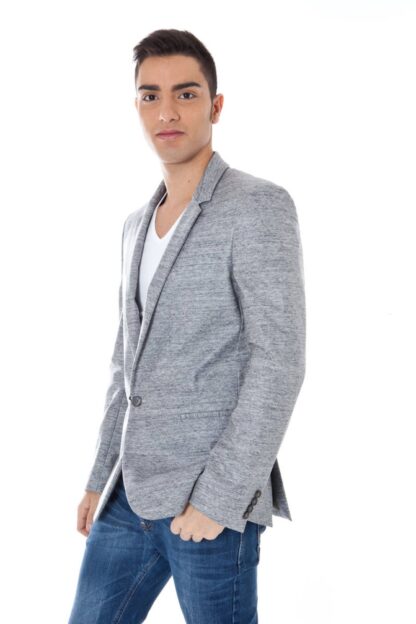 Calvin Klein - Gray Cotton Men Jacket