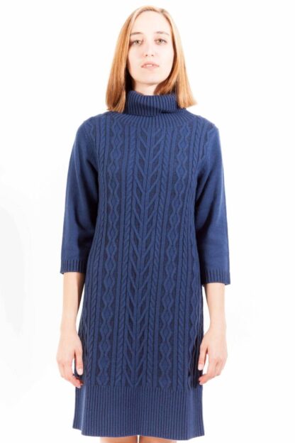 Gant - Blue Wool Women Dress