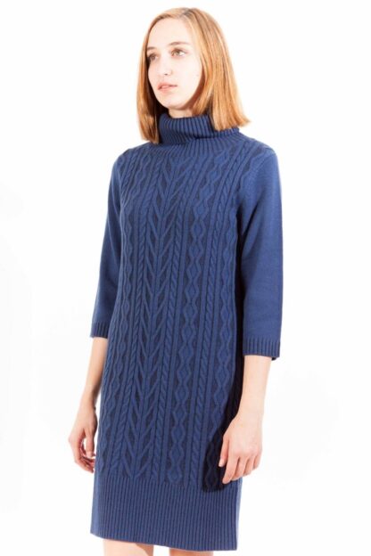 Gant - Blue Wool Women Dress