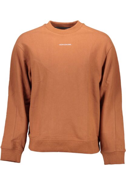 Calvin Klein - Brown Cotton Men Sweater