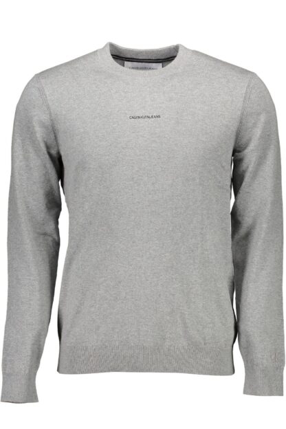 Calvin Klein - Gray Cotton Men Sweater