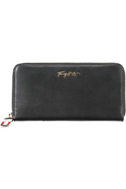 Tommy Hilfiger - Black Leather Women Wallet