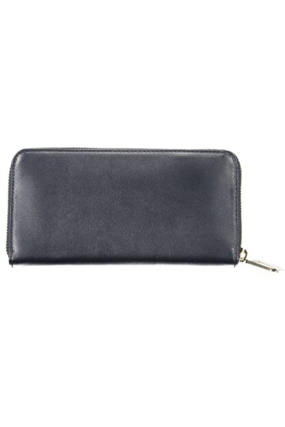 Tommy Hilfiger - "Blue Leather Women Wallet with Multiple Compartments"