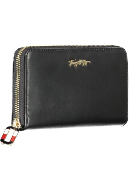 Tommy Hilfiger - Black Leather Women Wallet