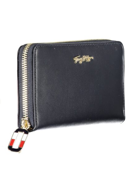 Tommy Hilfiger - "Blue Leather Women Wallet with Multiple Compartments"