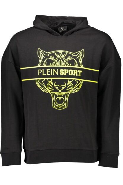 Plein Sport - Black Cotton Men Sweater