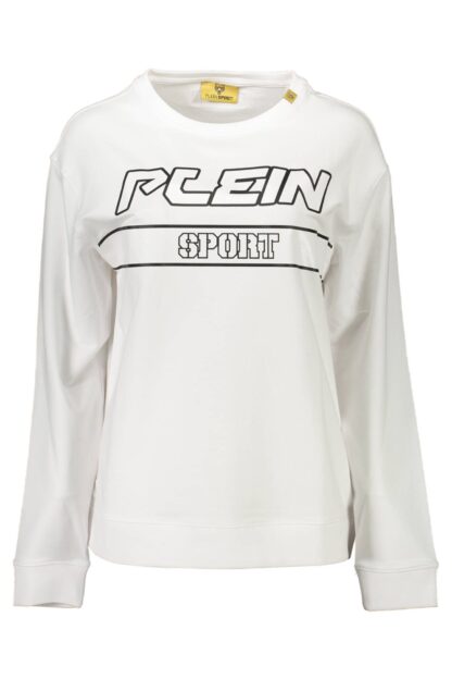 Plein Sport - White Cotton Women Sweater