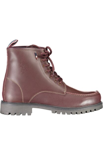 U.S. POLO ASSN. - Red Leather Men Boot