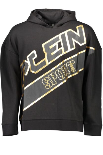 Plein Sport - Black Cotton Men Sweater