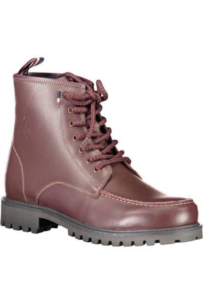 U.S. POLO ASSN. - Red Leather Men Boot