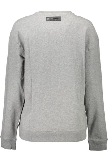 Plein Sport - Gray Cotton Women Sweater