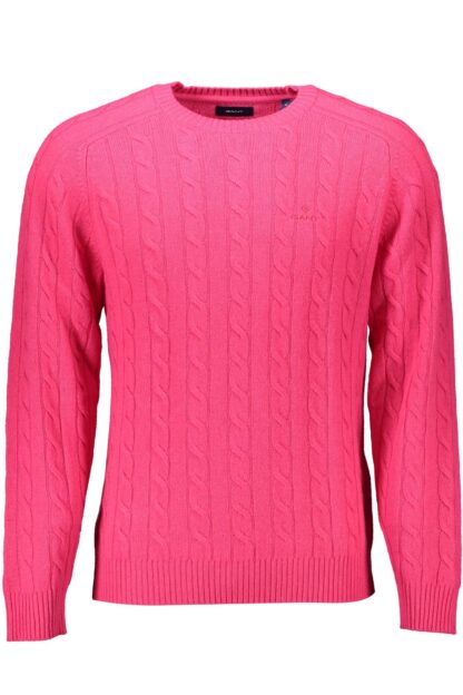 Gant - Pink Wool Men Sweater