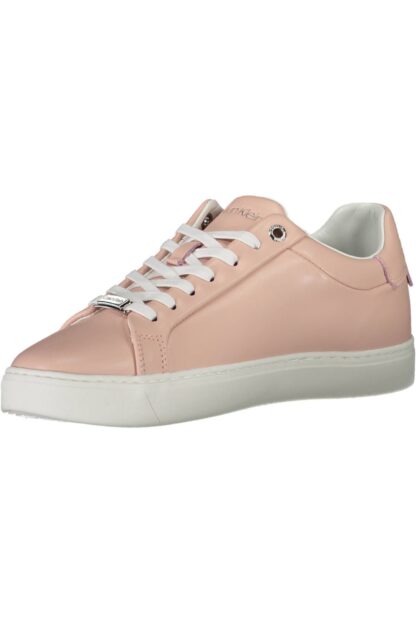 Calvin Klein - Pink Leather Women Sneaker