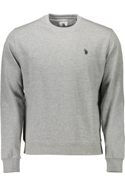 U.S. POLO ASSN. - Gray Cotton Men Sweater