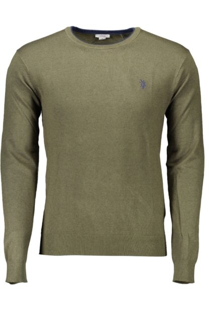 U.S. POLO ASSN. - Green Wool Men Sweater