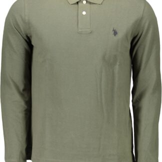 U.S. POLO ASSN. - Gray Cotton Men Polo Shirt