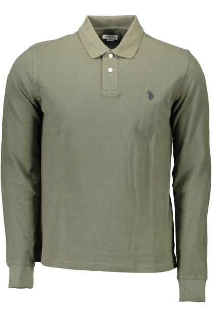 U.S. POLO ASSN. - Green Cotton Mens Polo Shirt