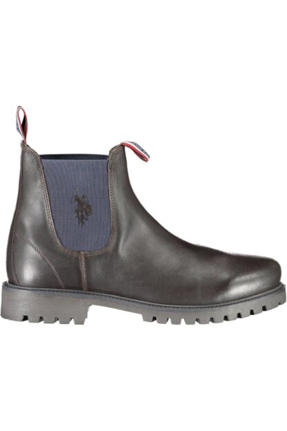 U.S. POLO ASSN. - Brown Polyester Men Boot