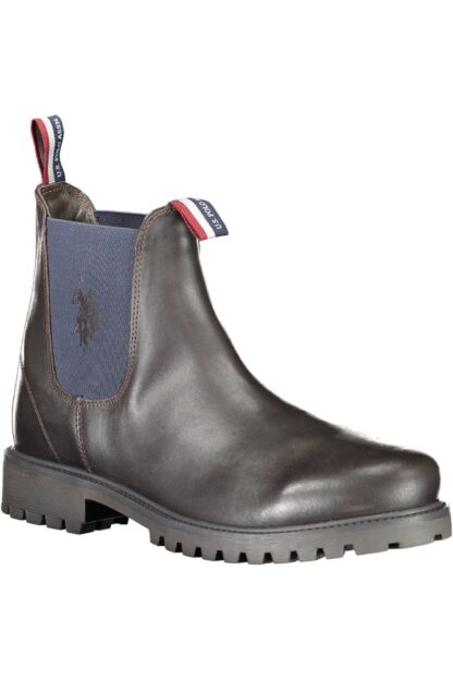 U.S. POLO ASSN. - Brown Polyester Men Boot