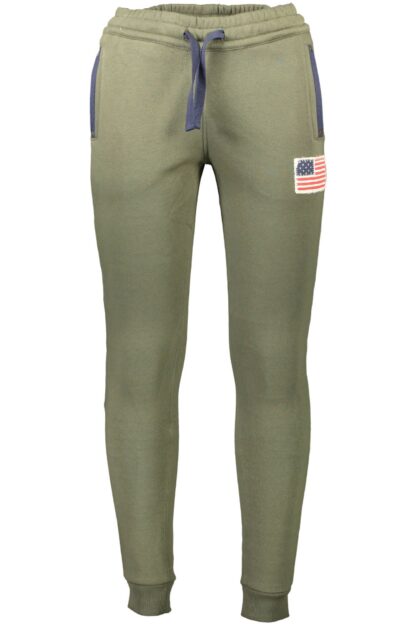 U.S. POLO ASSN. - Green Cotton Men Trouser