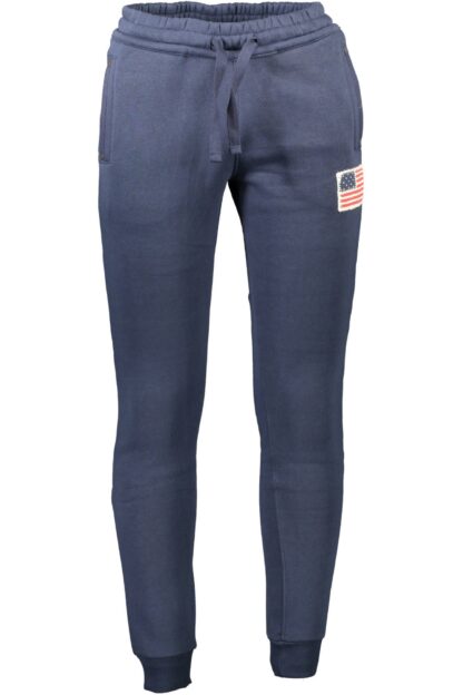 U.S. POLO ASSN. - Blue Cotton Men Trouser